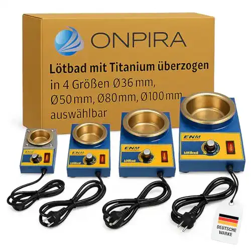 Lötbad ONPIRA mit Titanium überzogen in 4 Grössen