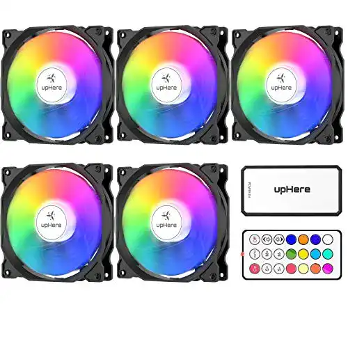 upHere-Lüfter upHere C8123-5 120mm RGB LED Geräuscharm