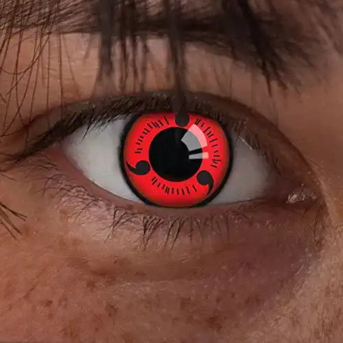 Farbige Kontaktlinsen aricona Kontaktlinsen – Sharingan 2 Stück