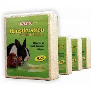 Einstreu-Meerschweinchen Nuonove Difro Kleintierstreu 4 x 60 L