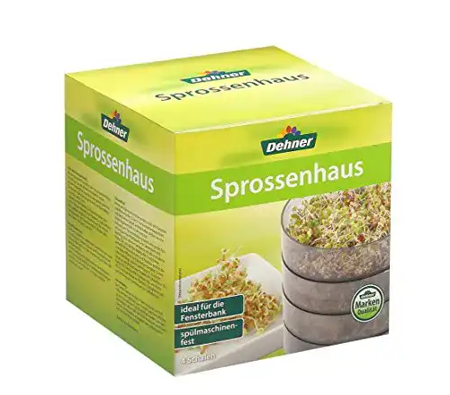 Keimsprossenbox Dehner Sprossenhaus, mit 4 Schalen