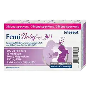 Schwangerschaftsvitamine tetesept Femi Baby 3-Monats-Packung