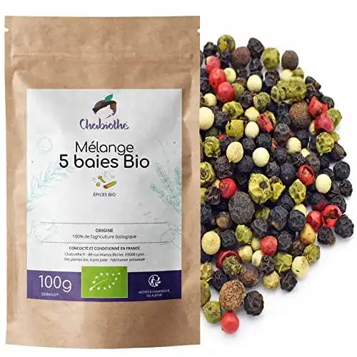 Bunter Pfeffer Chabiothé BIO Gewürzmischung (5 Beeren) 100g