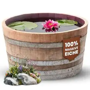 Regentonne (100l) Temesso, gebrauchtes Weinfass halbiert