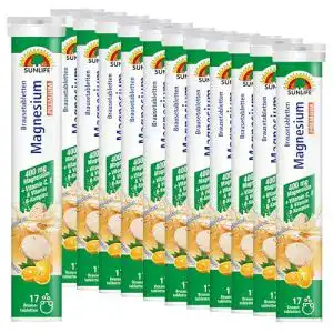 Magnesium-Brausetabletten Sunlife Magnesium + B-Komplex