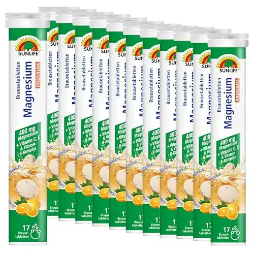 Magnesium-Brausetabletten Sunlife Magnesium + B-Komplex