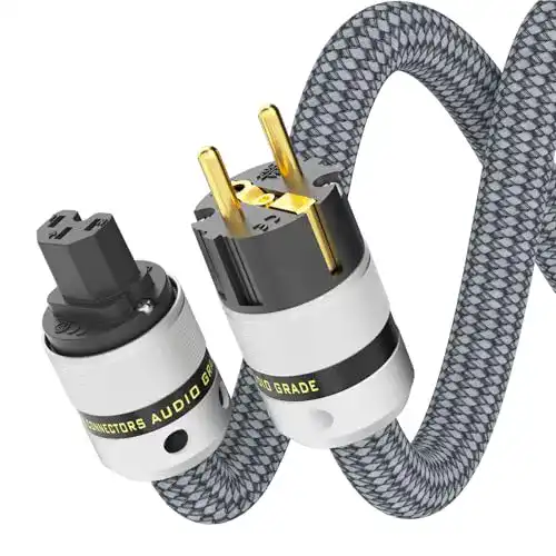 HiFi-Netzkabel Monosaudio Hi-End Power Cable with Schuko