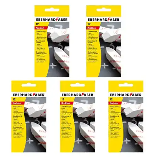 Tafelkreide Eberhard Faber 525000 Wand 12er Stück, weiß (5)