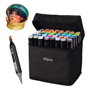 Graffiti-Stifte Camiki Art 40 Farben Marker-Set mit zwei Spitzen