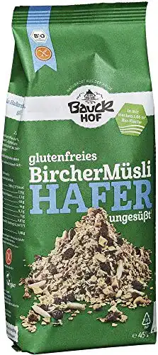 Bircher-Müsli Bauckhof Hafer glutenfrei Bio, 6 x 450 g