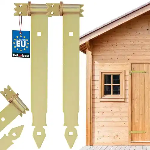 Torbänder KOTARBAU ® Ladenband 400 mm 2 St. mit Kloben
