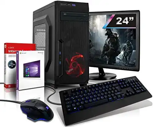 Gaming-PC-Set shinobee Komplett PC-Paket Gaming/Multimedia