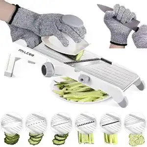 Gemüsehobel MILcea Edelstahl, 3 in 1 Multifunktion
