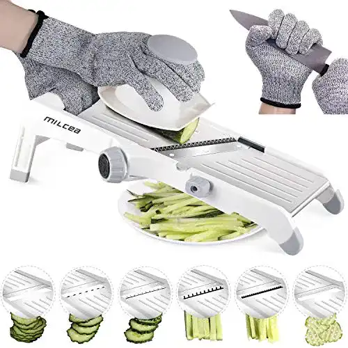 Gemüsehobel MILcea Edelstahl, 3 in 1 Multifunktion