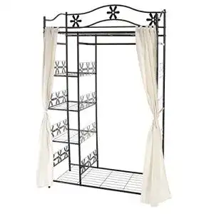 Offener Kleiderschrank Mendler Metall-Garderobe Genf
