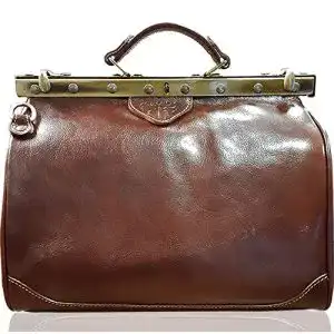 Arzttasche Tuscany Accessori Leder Hebammentasche, Marrone