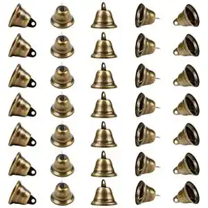 Glöckchen BELLE VOUS Vintage Bronze zum Basteln (35er Pack)