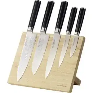 Echtwerk-Messerblock ECHTWERK Damastmesser Set 5tlg.