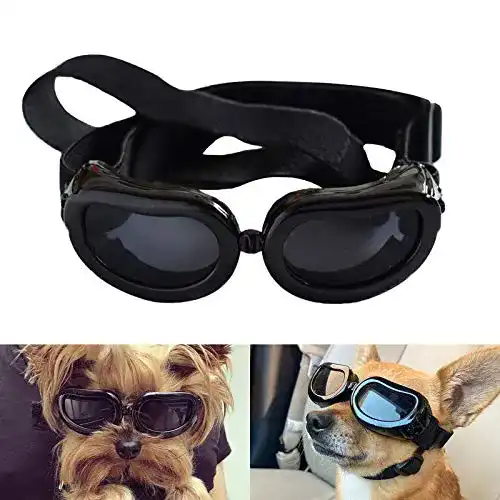 Sonnenbrille Hund PETLESO Hunde ebrille Wasserdicht Anti-UV