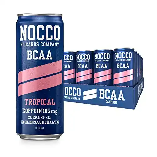 Energy-Drink(s)-ohne-Zucker NOCCO BCAA Energy Drink, 24x