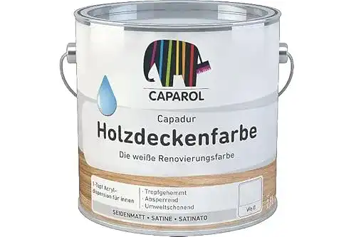 Caparol-Farbe Caparol Capadur Holzdeckenfarbe weiß Größe 2,5 LTR