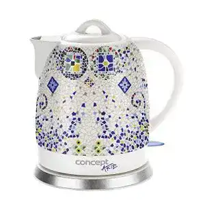 Keramik-Wasserkocher CONCEPT Hausgeräte RK0020, 1,5 L, Weiß