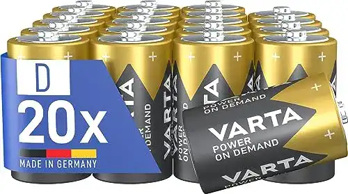 D-Batterien Varta Power on Demand D Mono Batterien, 20er Pack