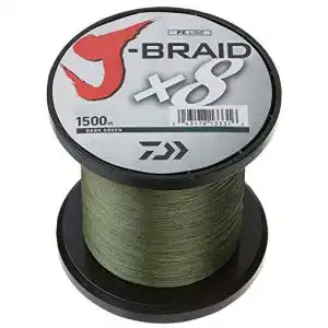 Daiwa geflochtene Schnur Daiwa J-Braid X8 0,24mm 18Kg 1500m Green