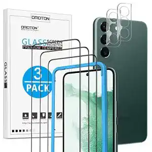 Samsung-Galaxy-S22-Plus-Panzerglas OMOTON 3+2 Stück