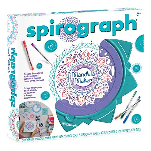 Spirograph Spirograph Mandala, SP201, Einheitsgröße, mehrfarbig