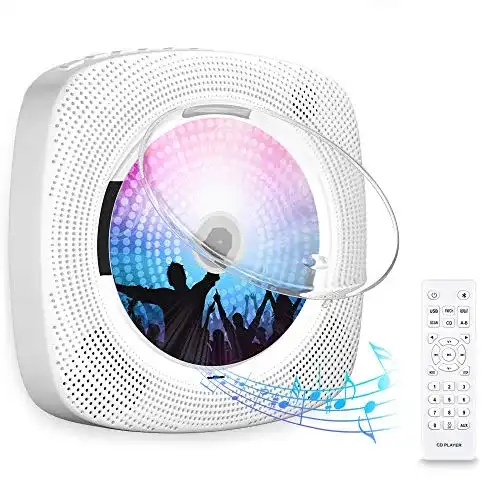 CD-Player Wandmontage Gueray mit Bluetooth HiFi Lautsprecher