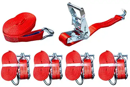 Spanngurt Kakal 4 x 2000kg 6m 2t Profi 2 teilig zweiteilig