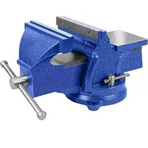 Schraubstock HRB Robuster 125 mm Backenbreite für Werkbank