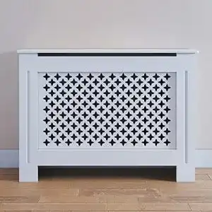 Heizkörperverkleidung ELEGANT Mittelgroß 112cm Modern Raute