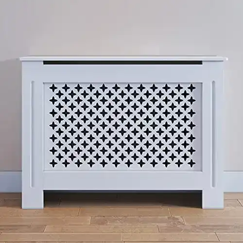 Heizkörperverkleidung ELEGANT Mittelgroß 112cm Modern Raute