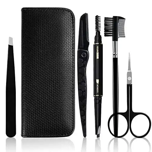 Augenbrauenschere JamBer 5 Teiliges Augenbrauen Set