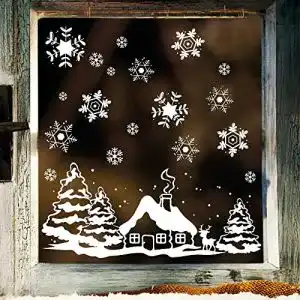 Fensterbilder Wandtattoo-Loft Fensterbild Weihnachten