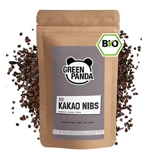 Kakaonibs Green Panda ® Bio Kakao Nibs ohne Zucker, 250g