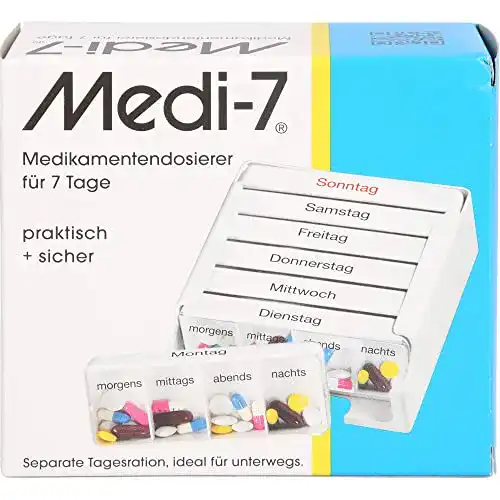 Medikamentendosierer Medi 7 Medikamenten Dosierer für 7 Tage