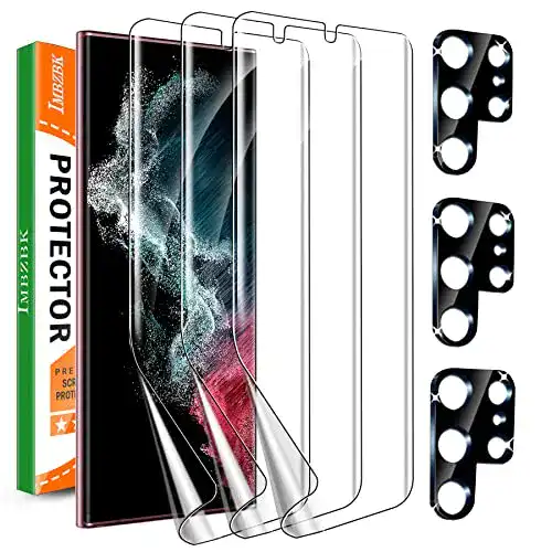 Samsung-Galaxy-S22-Ultra-Schutzfolie IMBZBK 3+3 Stück