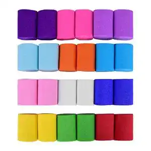 Krepppapier ewtshop 24 Krepp-Bänder, 12, jeweils 10mx5cm