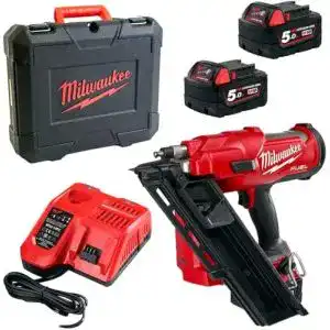 Akku-Nagler Milwaukee M18FFN-502C mit 2 x 5.0 Ah Akku