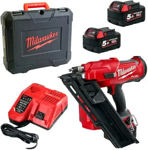 Akku-Nagler Milwaukee M18FFN-502C mit 2 x 5.0 Ah Akku