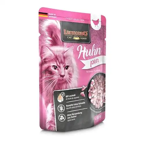 Leonardo-Nassfutter LEONARDO HOME Hühnchen pur, 16x85g