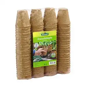Anzuchttopf Dehner Anzuchttöpfe für Pflanzen, Ø 6 cm, 96 Stück