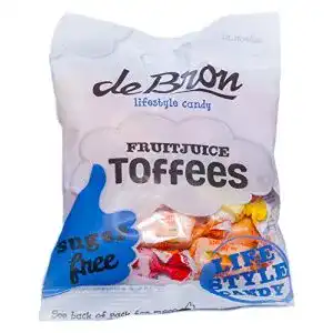 Zuckerfreie Süßigkeiten de Bron Low Carb Frucht-Kaubonbons, 90g