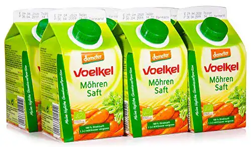Voelkel-Saft Voelkel Bio Möhrensaft, milchsauer vergoren, 6 x