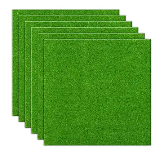 Grasmatte Mitening 6 Stück Modellbau – 25 x 25 cm Miniatur Gartenbau