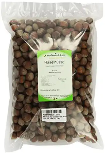 Haselnüsse Naturix24 in der Schale 1 Kg, 1er Pack (1 x 1 kg)