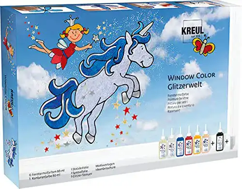 Window-Color Kreul 42844 Window Color Set Glitzerwelt